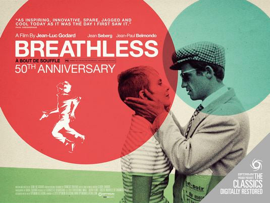 1000 piece jigsaw puzzle for the movie poster: Breathless (1960) ver3