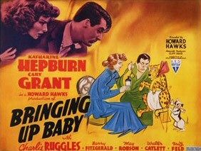 the movie poster: Bringing Up Baby (1938) ver2
