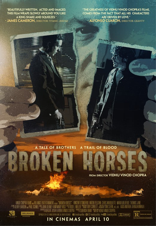 1000 piece jigsaw puzzle for the movie poster: Broken Horses (2015) ver3
