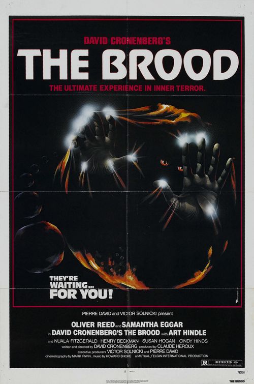 the movie poster: The Brood (1979)