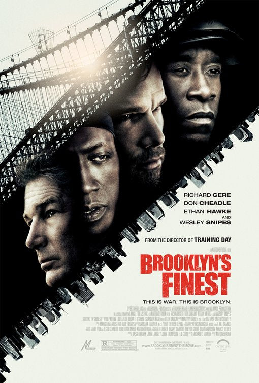 1000 piece jigsaw puzzle for the movie poster: Brooklyn's Finest (2010)