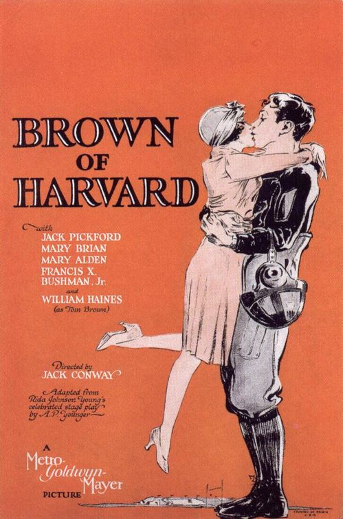 the movie poster: Brown of Harvard (1926) ver2