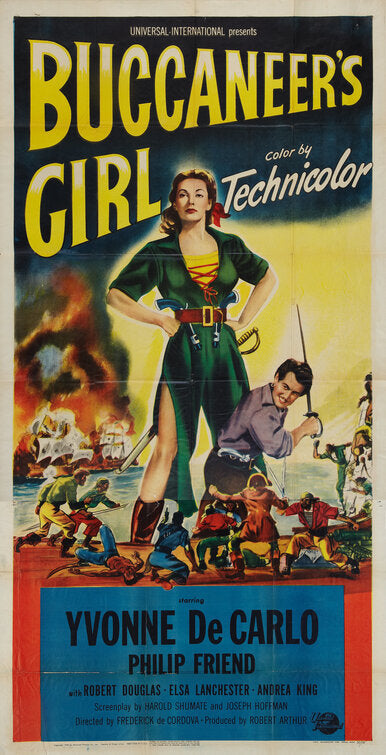 1000 piece jigsaw puzzle for the movie poster: Buccaneer's Girl (1950) ver2