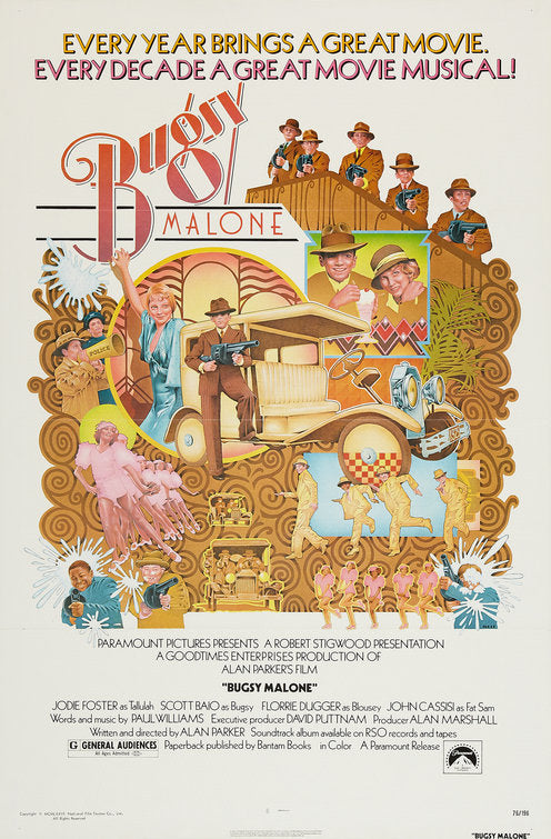 the movie poster: Bugsy Malone (1976)