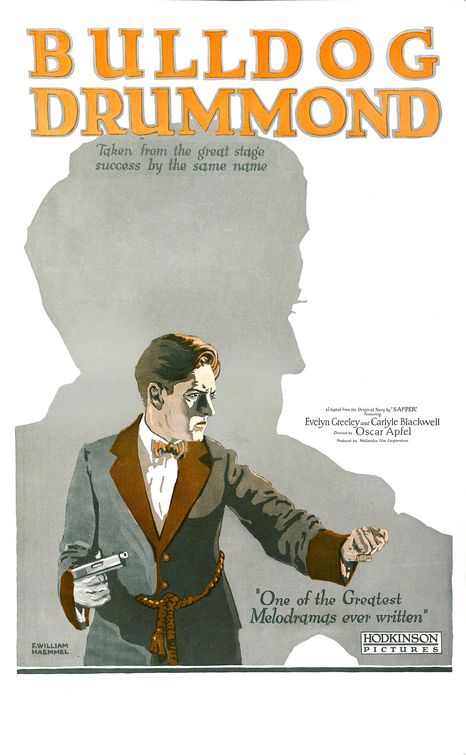 the movie poster: Bulldog Drummond (1922)