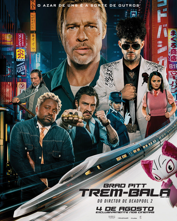 1000 piece jigsaw puzzle for the movie poster: Bullet Train (2022) ver5