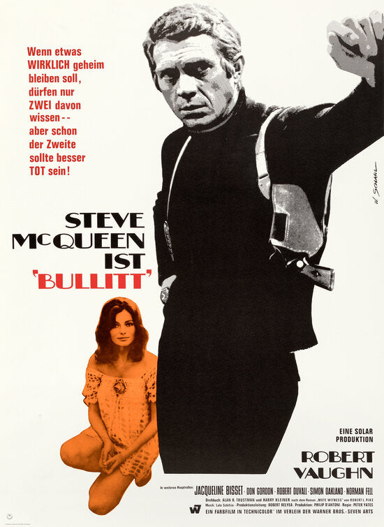 1000 piece jigsaw puzzle for the movie poster: Bullitt (1968) ver15