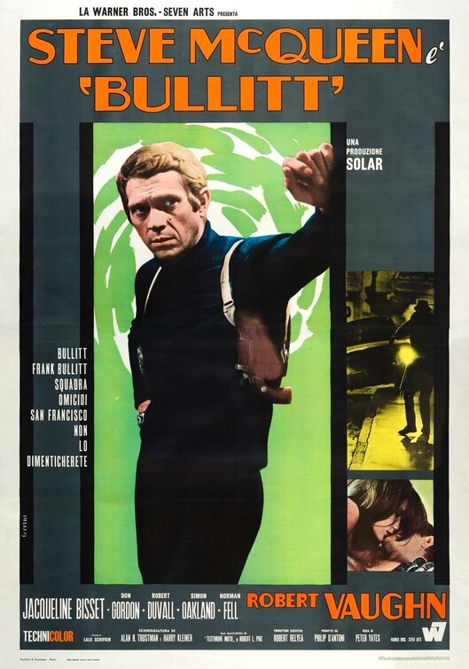 1000 piece jigsaw puzzle for the movie poster: Bullitt (1968) ver4
