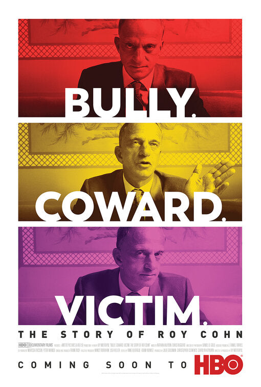 1000 piece jigsaw puzzle for tv poster: Bully. Coward. Victim. The Story of Roy Cohn