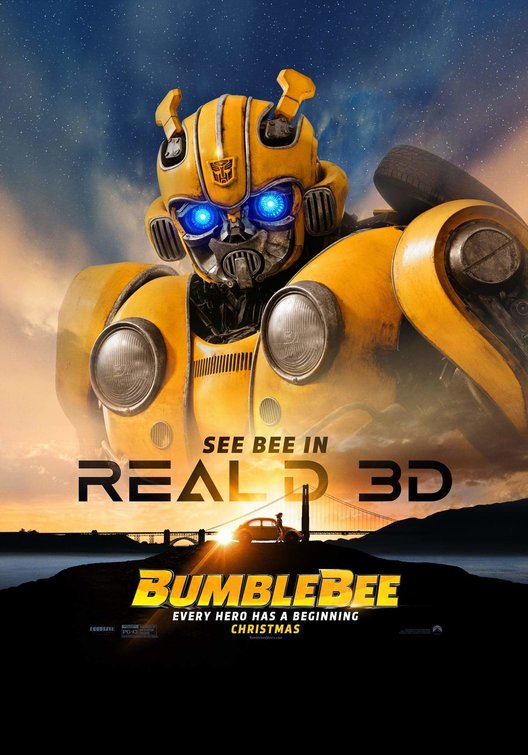 1000 piece jigsaw puzzle for the movie poster: Bumblebee (2018) ver16