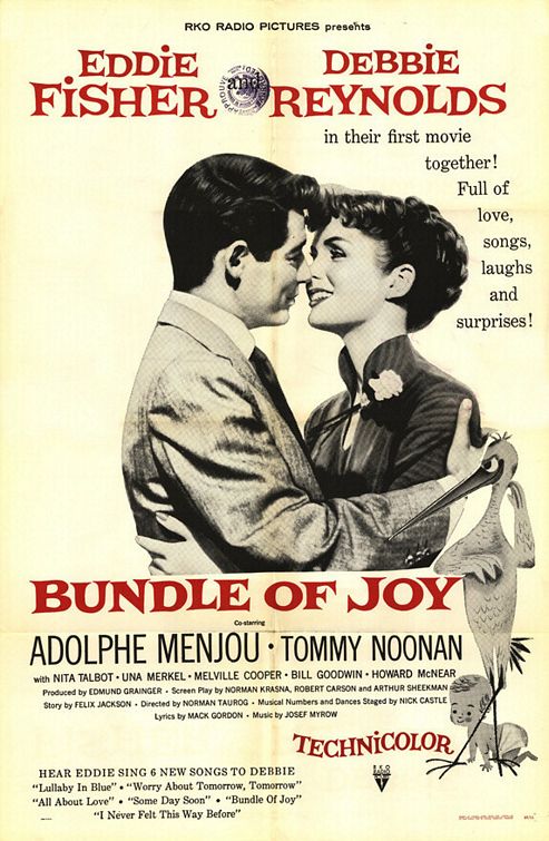 the movie poster: Bundle of Joy (1956)