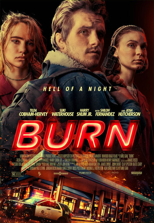 1000 piece jigsaw puzzle for the movie poster: Burn (2019)