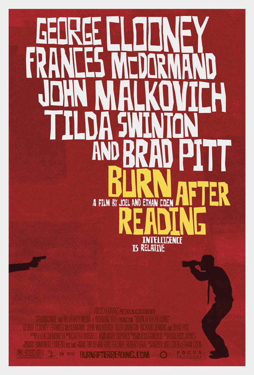 the movie poster: Burn After Reading (2008)