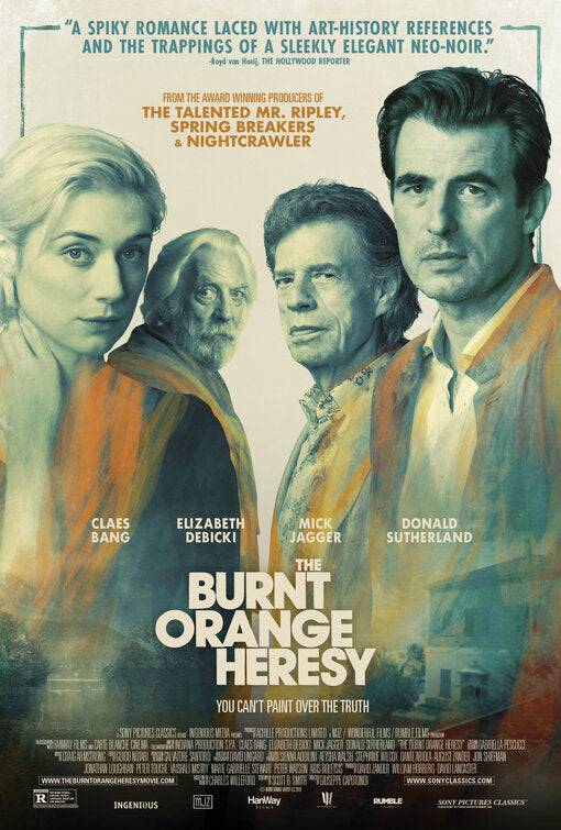 1000 piece jigsaw puzzle for the movie poster: The Burnt Orange Heresy (2020)