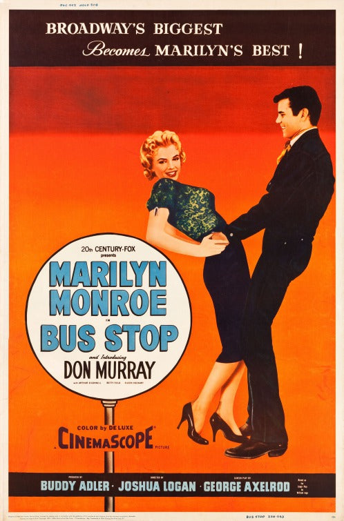 1000 piece jigsaw puzzle for the movie poster: Bus Stop (1956) ver4