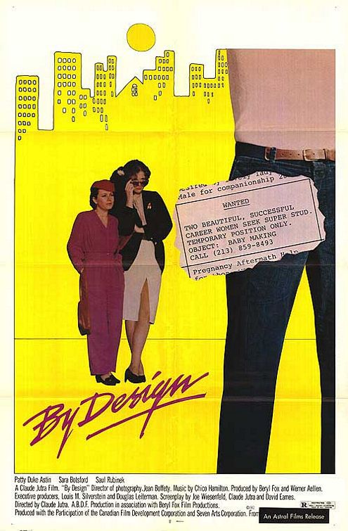 the movie poster: By Design (1982)