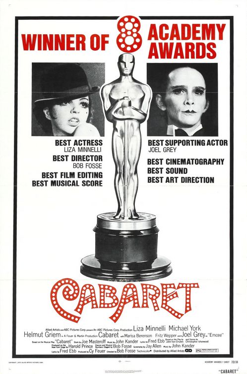 the movie poster: Cabaret (1972) ver3