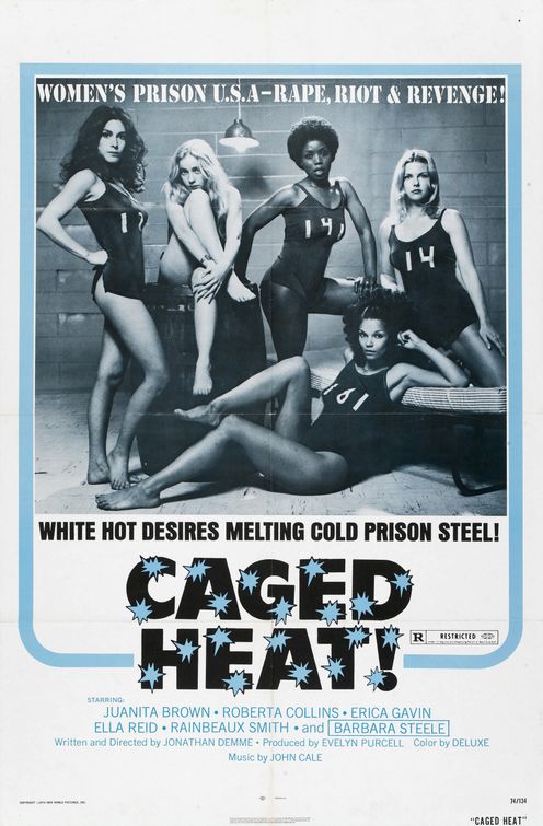 the movie poster: Caged Heat (1974)