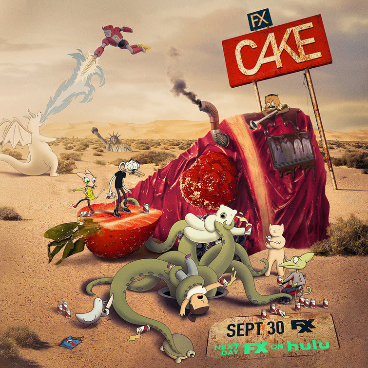 1000 piece jigsaw puzzle for tv poster: Cake, ver2
