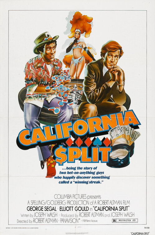the movie poster: California Split (1974)