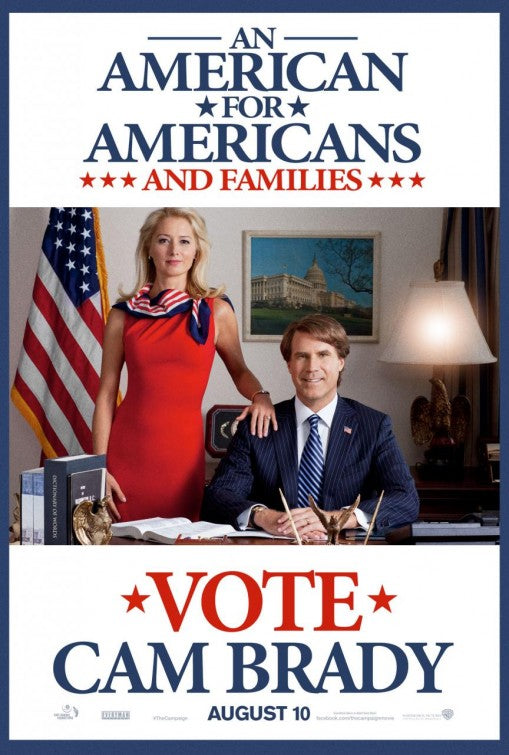 1000 piece jigsaw puzzle for the movie poster: The Campaign (2012) ver7
