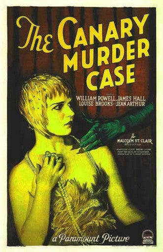 the movie poster: The Canary Murder Case (1929)