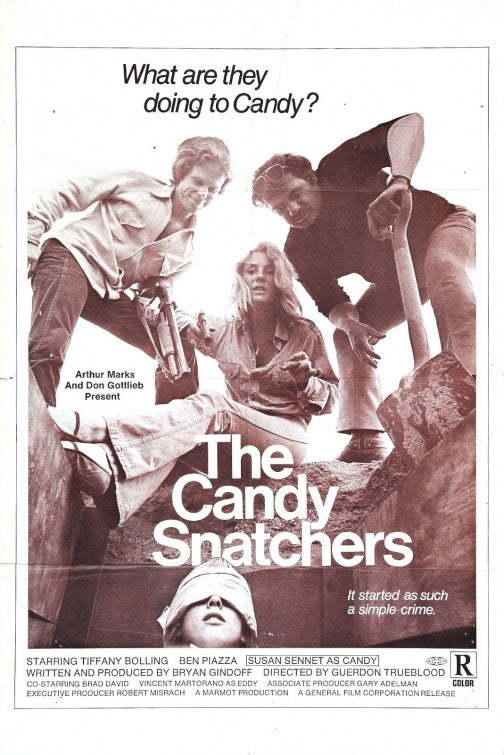1000 piece jigsaw puzzle for the movie poster: The Candy Snatchers (1973)