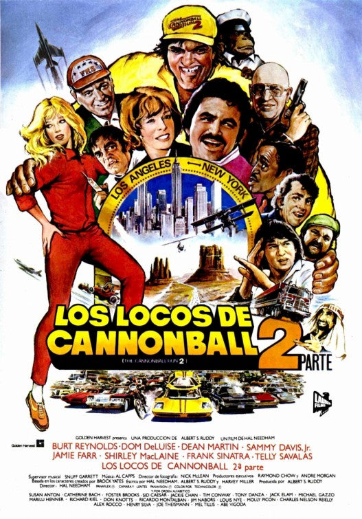 1000 piece jigsaw puzzle for the movie poster: Cannonball Run II (1984) ver2