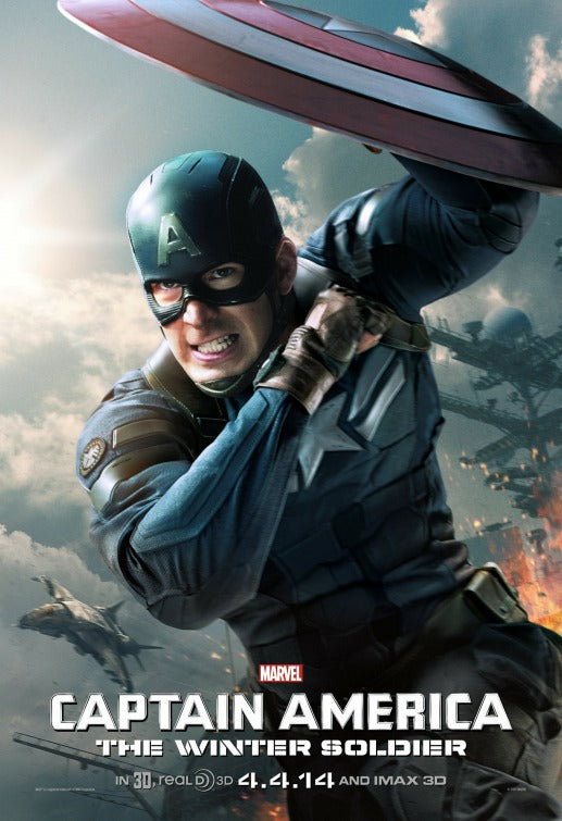 1000 piece jigsaw puzzle for the movie poster: Captain America: The Winter Soldier (2014) ver12