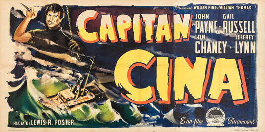 1000 piece jigsaw puzzle for the movie poster: Captain China (1950) ver5