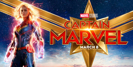 1000 piece jigsaw puzzle for the movie poster: Captain Marvel (2019) ver23