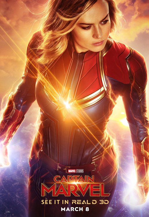 1000 piece jigsaw puzzle for the movie poster: Captain Marvel (2019) ver5