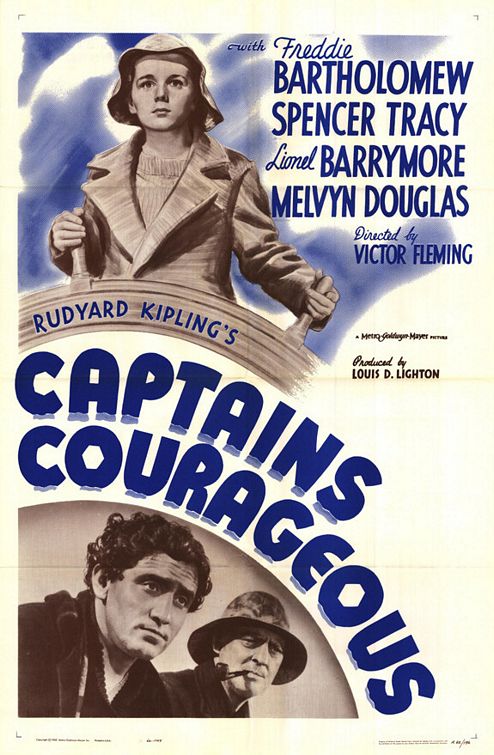the movie poster: Captains Courageous (1937)