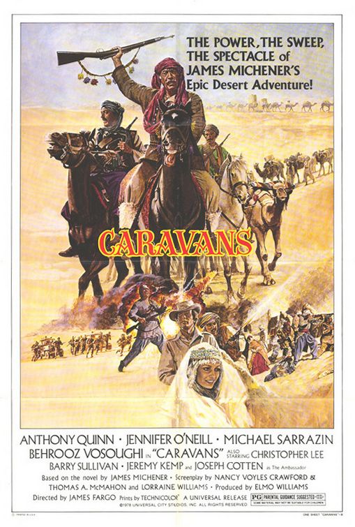 the movie poster: Caravans (1978)