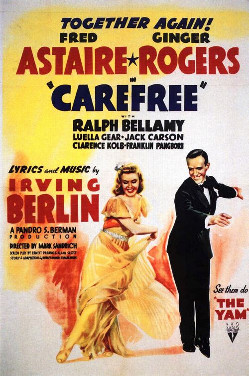 the movie poster: Carefree (1938)