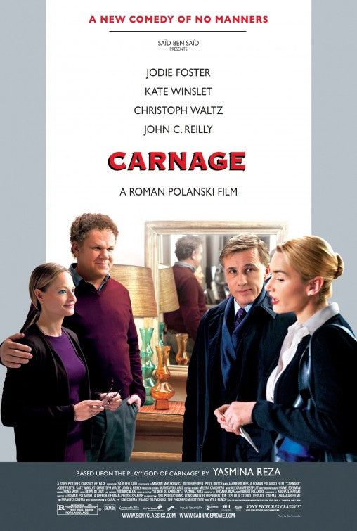 1000 piece jigsaw puzzle for the movie poster: Carnage (2011) ver2