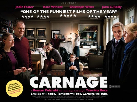 1000 piece jigsaw puzzle for the movie poster: Carnage (2011) ver3