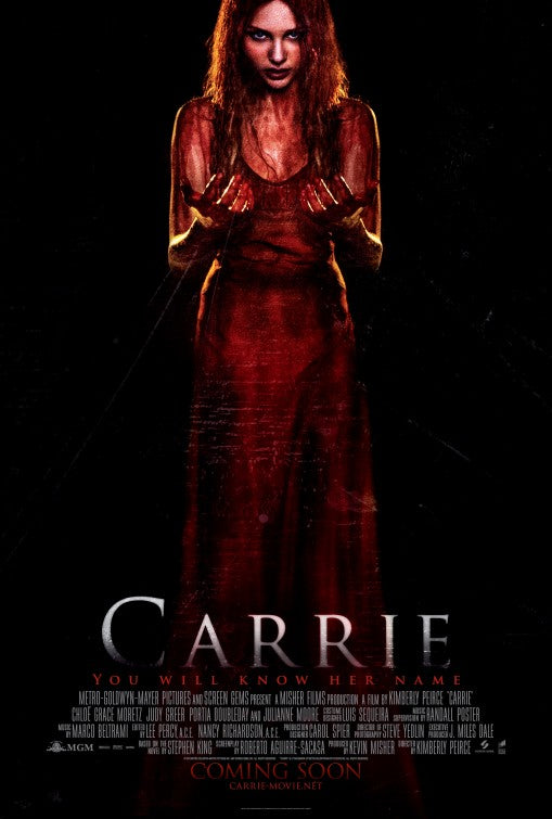1000 piece jigsaw puzzle for the movie poster: Carrie (2013) ver2