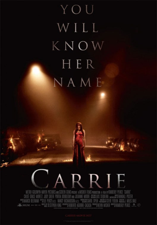 1000 piece jigsaw puzzle for the movie poster: Carrie (2013) ver3