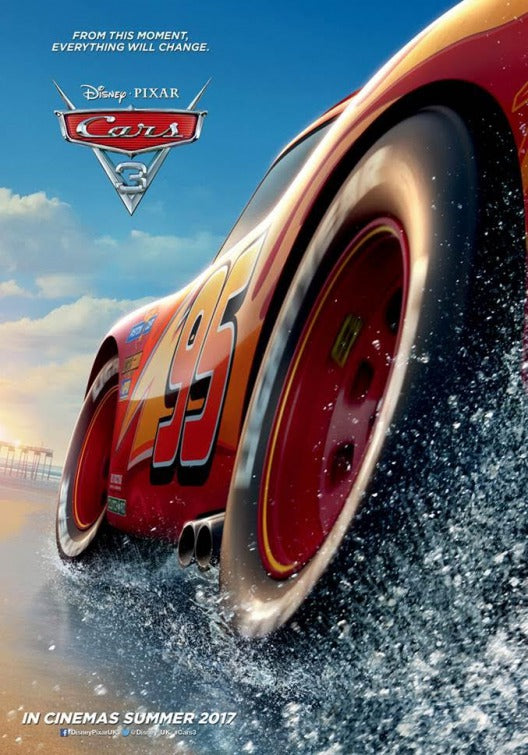 1000 piece jigsaw puzzle for the movie poster: Cars 3 (2017) ver2
