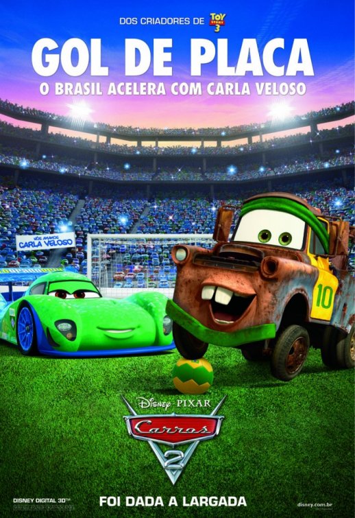 1000 piece jigsaw puzzle for the movie poster: Cars 2 (2011) ver15