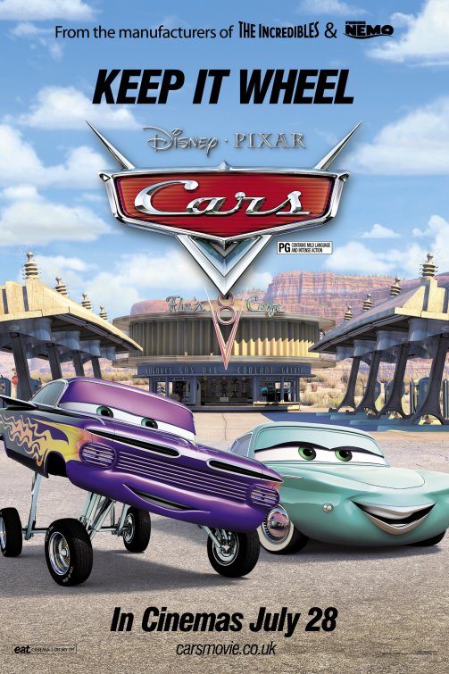 1000 piece jigsaw puzzle for the movie poster: Cars (2006) ver11