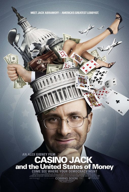 1000 piece jigsaw puzzle for the movie poster: Casino Jack and the United States of Money (2010)