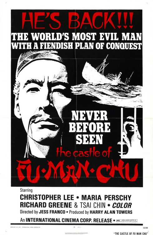 the movie poster: The Castle of Fu Manchu (1972) ver2