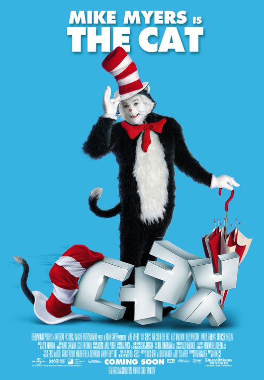 the movie poster: The Cat in the Hat (2003) ver4