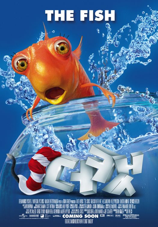 the movie poster: The Cat in the Hat (2003) ver6
