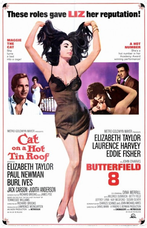 1000 piece jigsaw puzzle for the movie poster: Cat on a Hot Tin Roof (1958) ver4