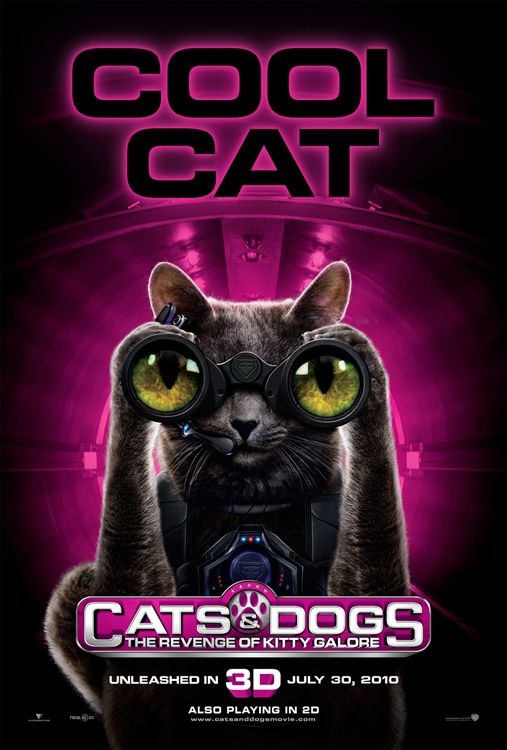 1000 piece jigsaw puzzle for the movie poster: Cats & Dogs: The Revenge of Kitty Galore (2010) ver10