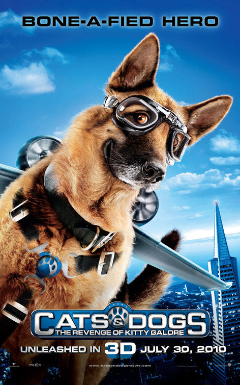 1000 piece jigsaw puzzle for the movie poster: Cats & Dogs: The Revenge of Kitty Galore (2010) ver2