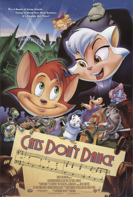 the movie poster: Cats Don't Dance (1997)